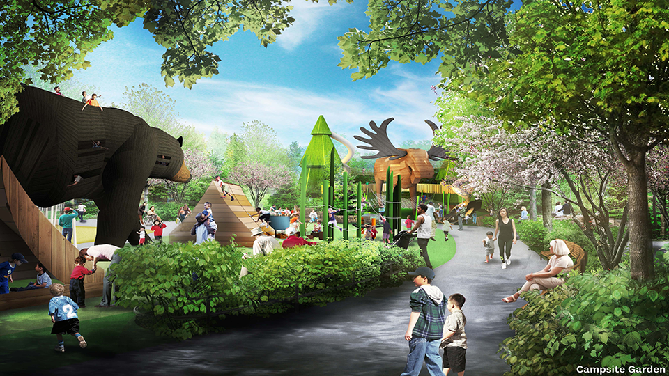 rendering of future villiers island destination playground