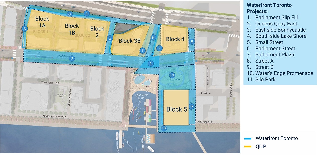 annotated map showing the different parcels of land in an area