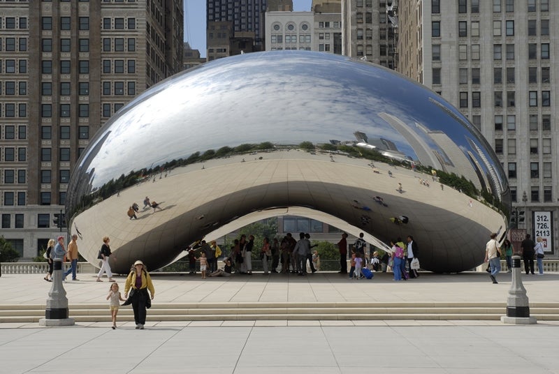 Cloud Gate, better known as The Bean, is one of the most popular and recognizable landmarks in Chicago