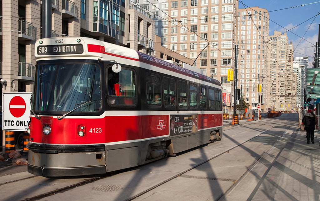 Streetcars on Queens Quay