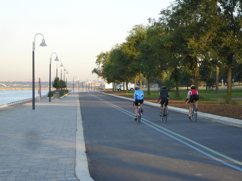 After: The new section of the Martin Goodman Trail.