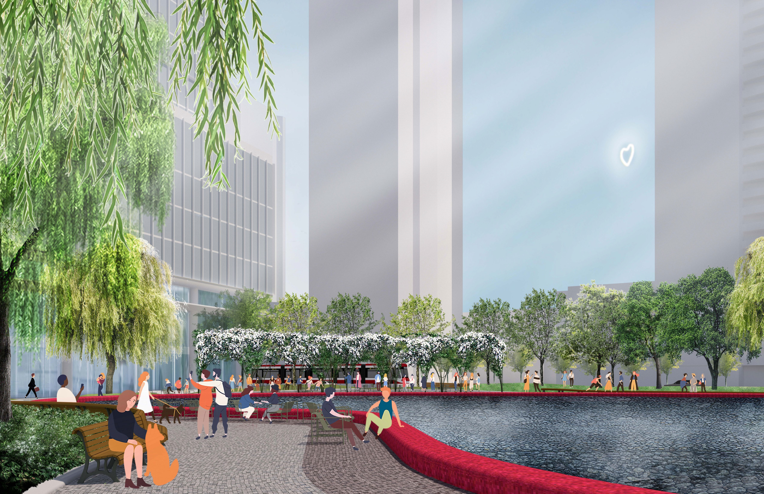 Rendering of Love Park