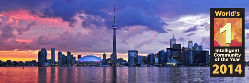 Waterfront Toronto's Intelligent Community initiatives helped the city win the title of Intelligent Community of the Year in 2014.