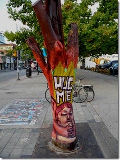 Queen Street West's "Hug Me" tree