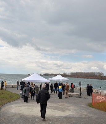 Guests gather at opening of Outer Harbour Recreational Node