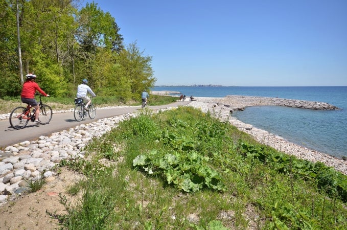 Port Union Waterfront Park in Toronto, Canada