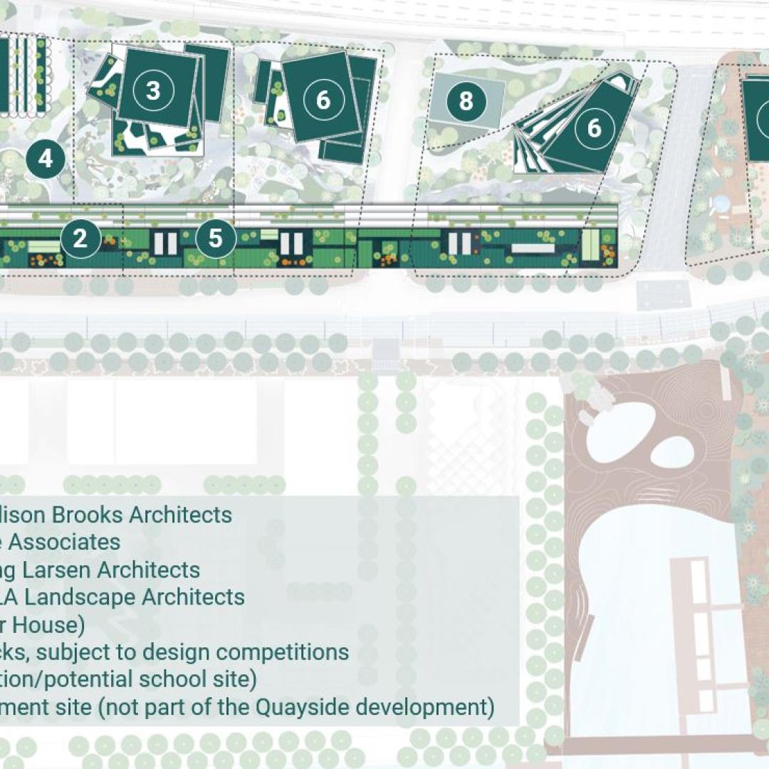 Annotated Quayside Impact Limited Partnership Concept Plan 
