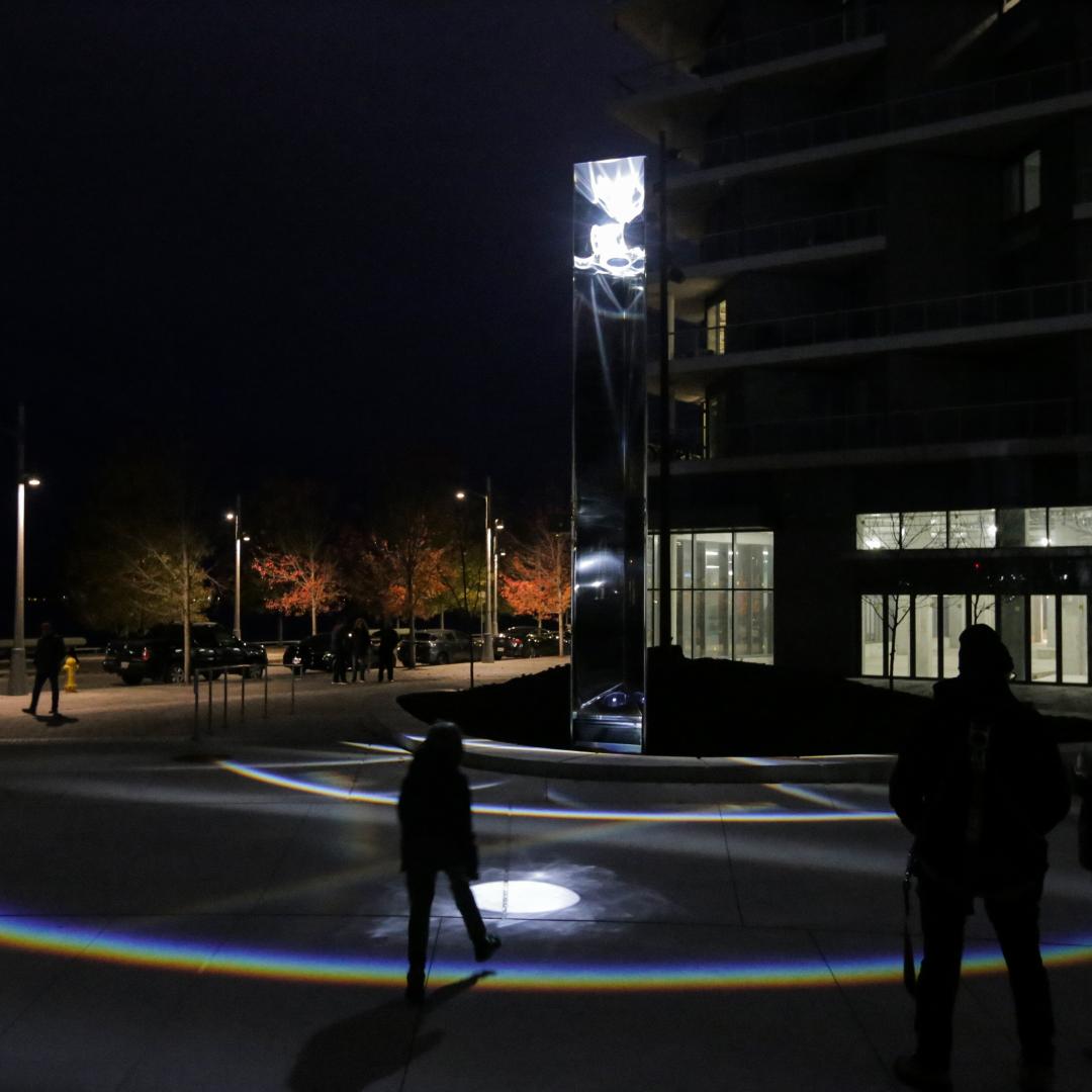 LIGHT KEEPER public art installation at Aitken Place Park (2019)