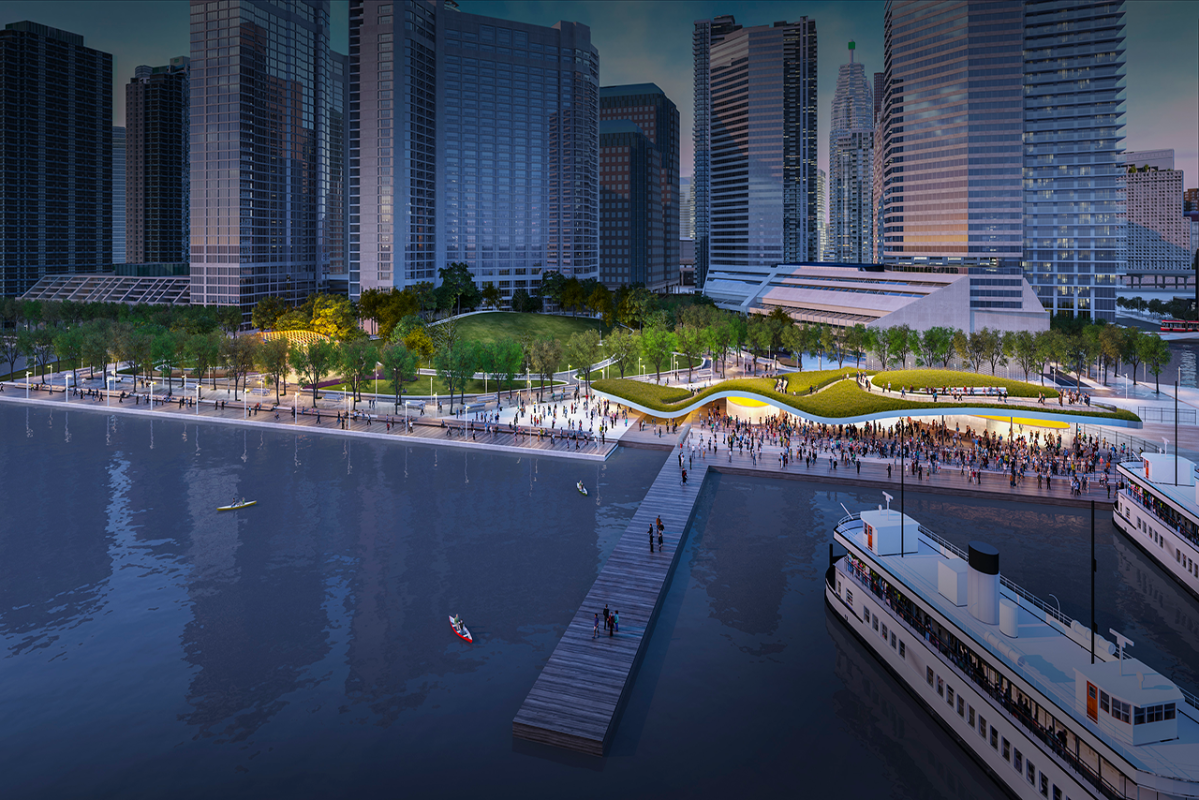 rendering of future Jack Layton Ferry Terminal