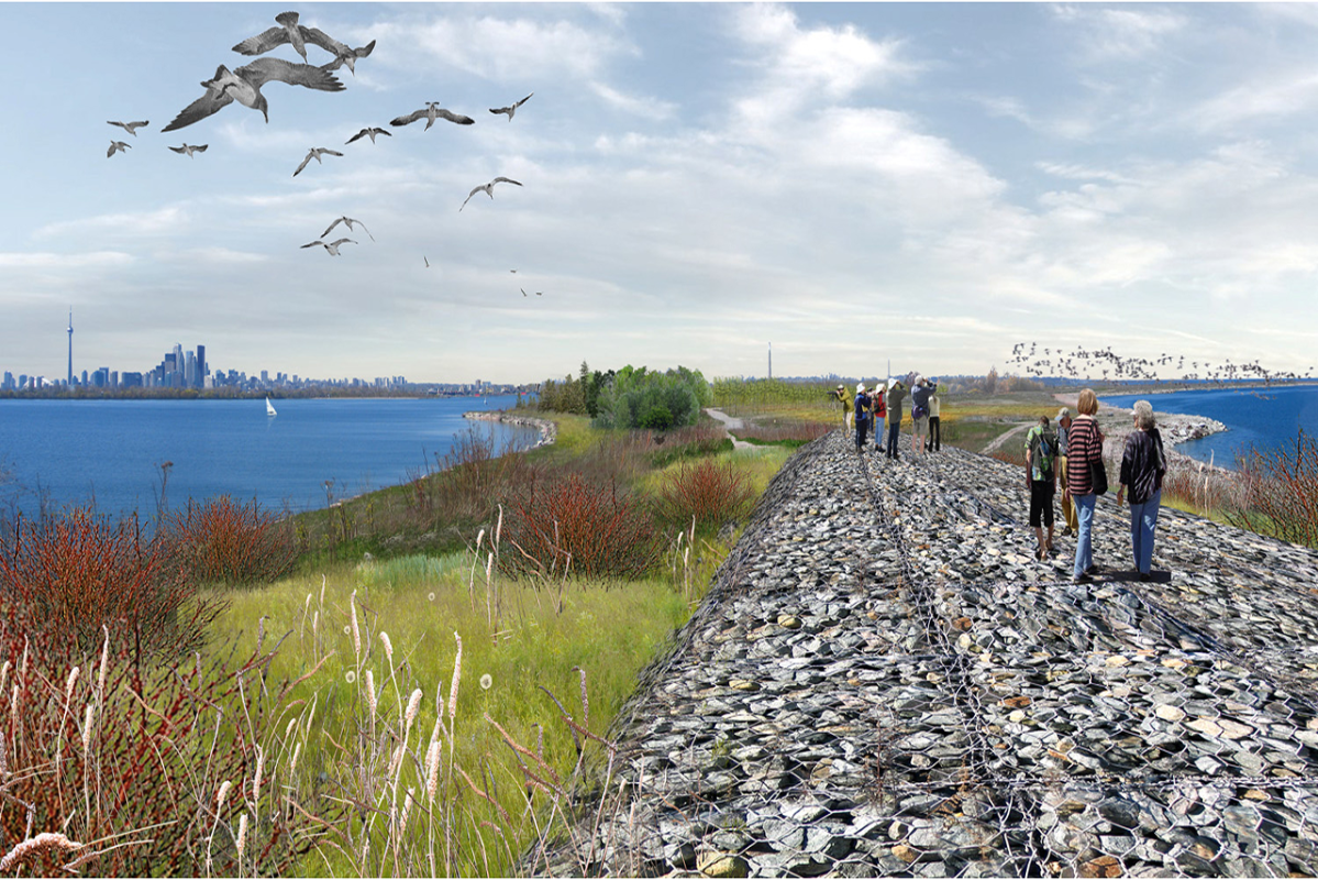 rendering of future Lake Ontario Park