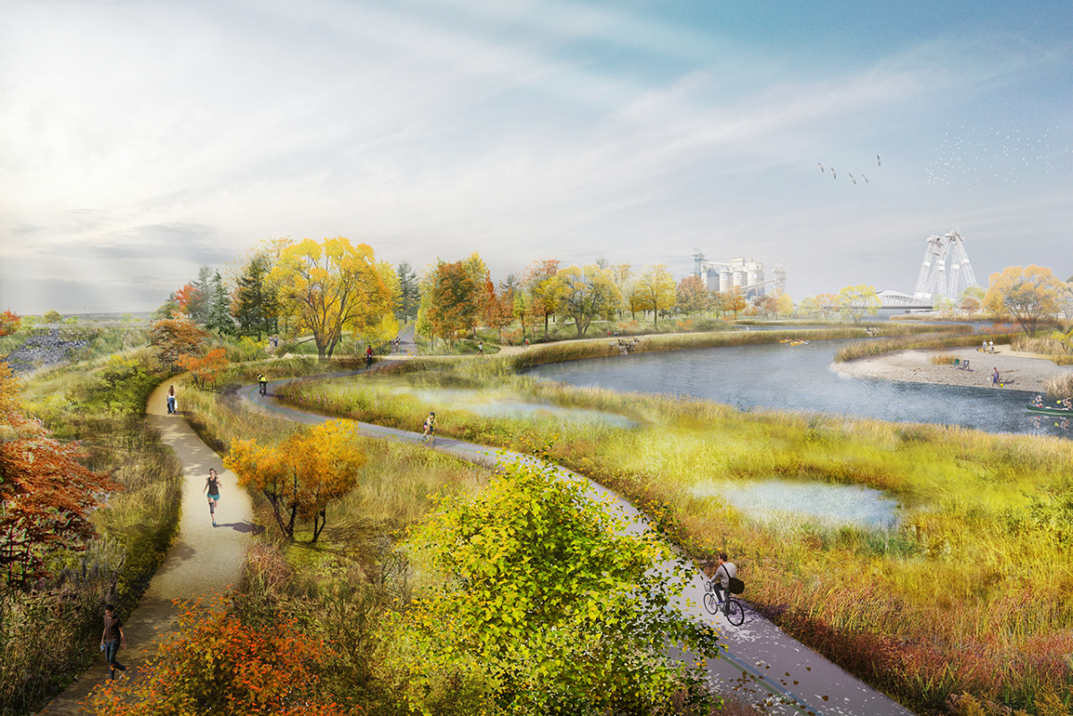 opening day render of Don Valley Trail