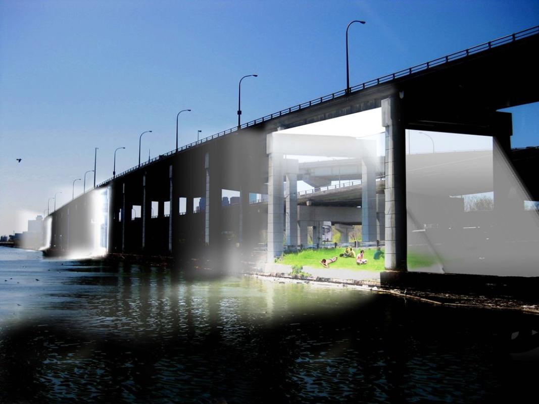 Diller Scofidio + Renfro and architectsAlliance, from their 2010 design ideas proposal for the Gardiner Expressway.
