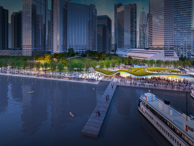 rendering of future Jack Layton Ferry Terminal