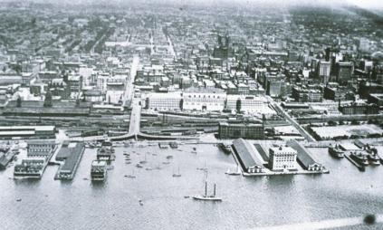 historical image of Toronto's shoreline