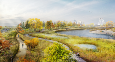 opening day render of Don Valley Trail