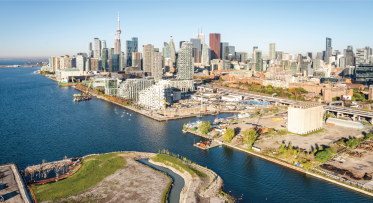 Toronto's downtown skyline. 